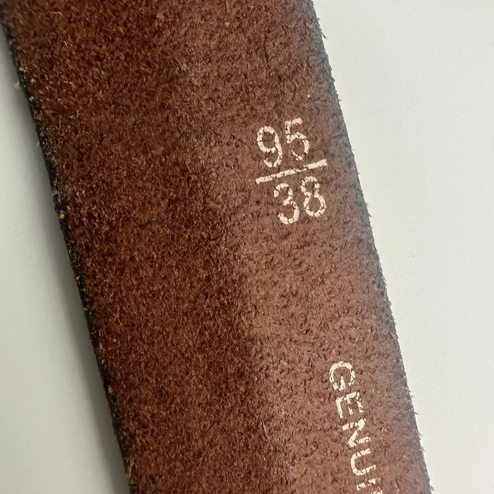 FOSSIL Brown Genuine Leather Mens 95/38 1.5